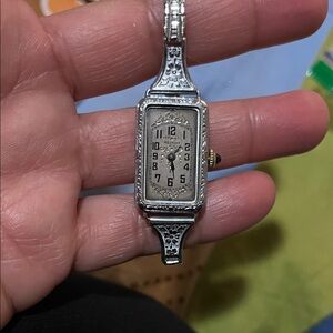 Vintage art deco piedmont ladies watch missing glass